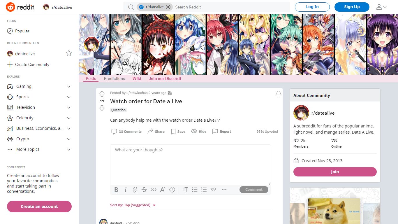 Watch order for Date a Live : datealive - reddit